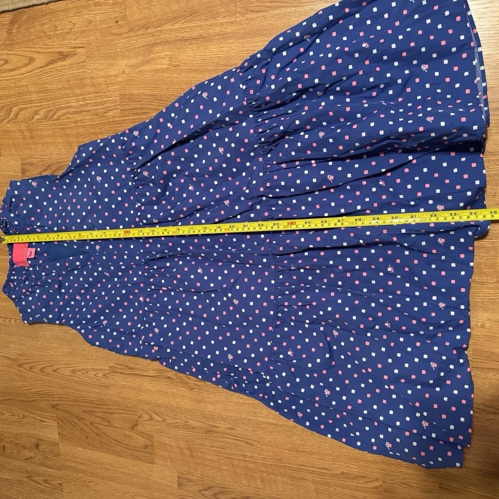 Lilly Pulitzer Womens Novella Cotton Poplin Swing Dress XS Borealis Blue‎ - Picture 7 of 8